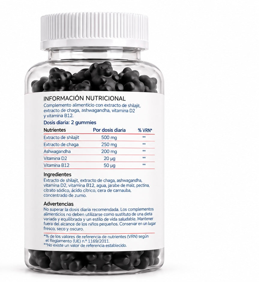LAZARO ENERGY – ingredientes e información nutricional
