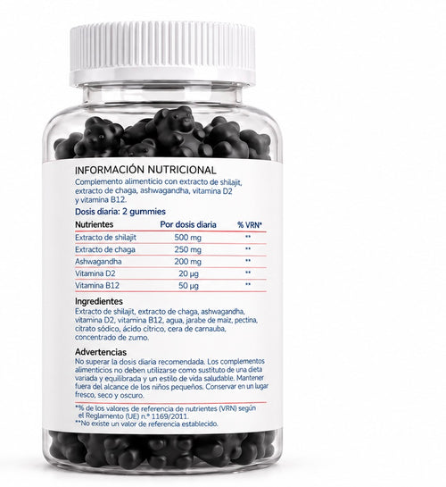 LAZARO ENERGY – ingredientes e información nutricional